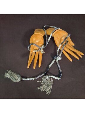 Simply Vera Wang Long Beaded Sautoir Necklace 25"